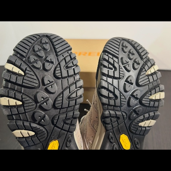 Merrell Moab 3 Trail Hiking Shoes Sneakers Taupe/Yellow Womans 8.5M - Picture 13 of 16